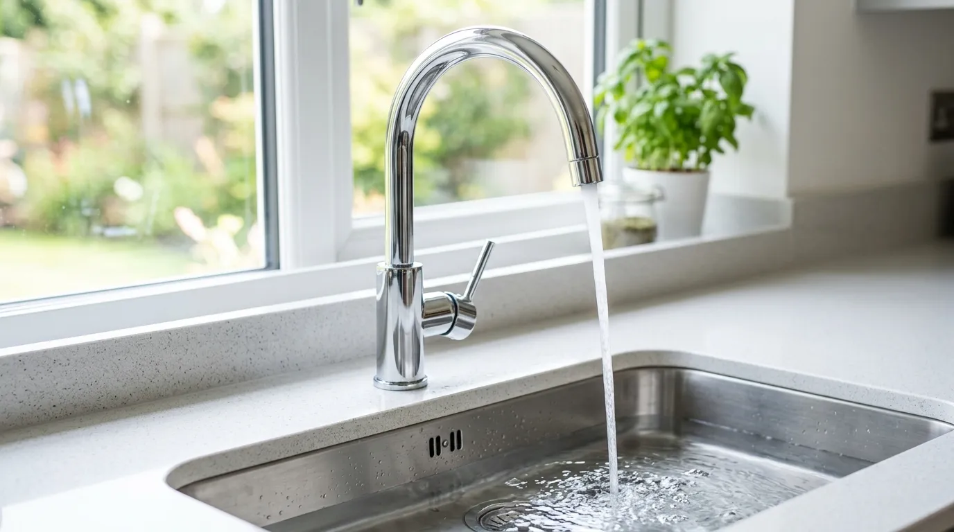 Local Plumbing Master Pros same day plumber fixing a faucet in Abbyville, KS